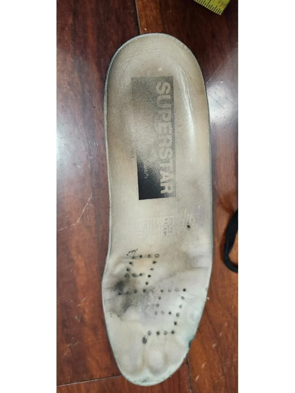 Golden Goose Superstar Black White Leather Sneakers EU 38 US 7.5 GGDB Italy